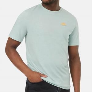 NEW TENTREE tentree sunset t-shirt in surf spray / coral rose